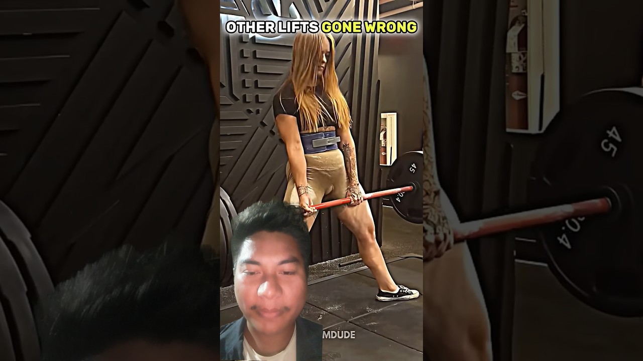 Gym Fails: When Heavy Lifts Go Wrong! 😱 short #trending #viral #shortvideo#reactionvideo monojcollab