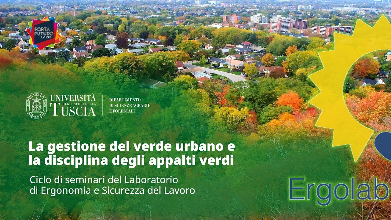 🖥️ WEBINAR | LA GESTIONE DEL VERDE URBANO E LA DISCIPLINA DEGLI APPALTI VERDI