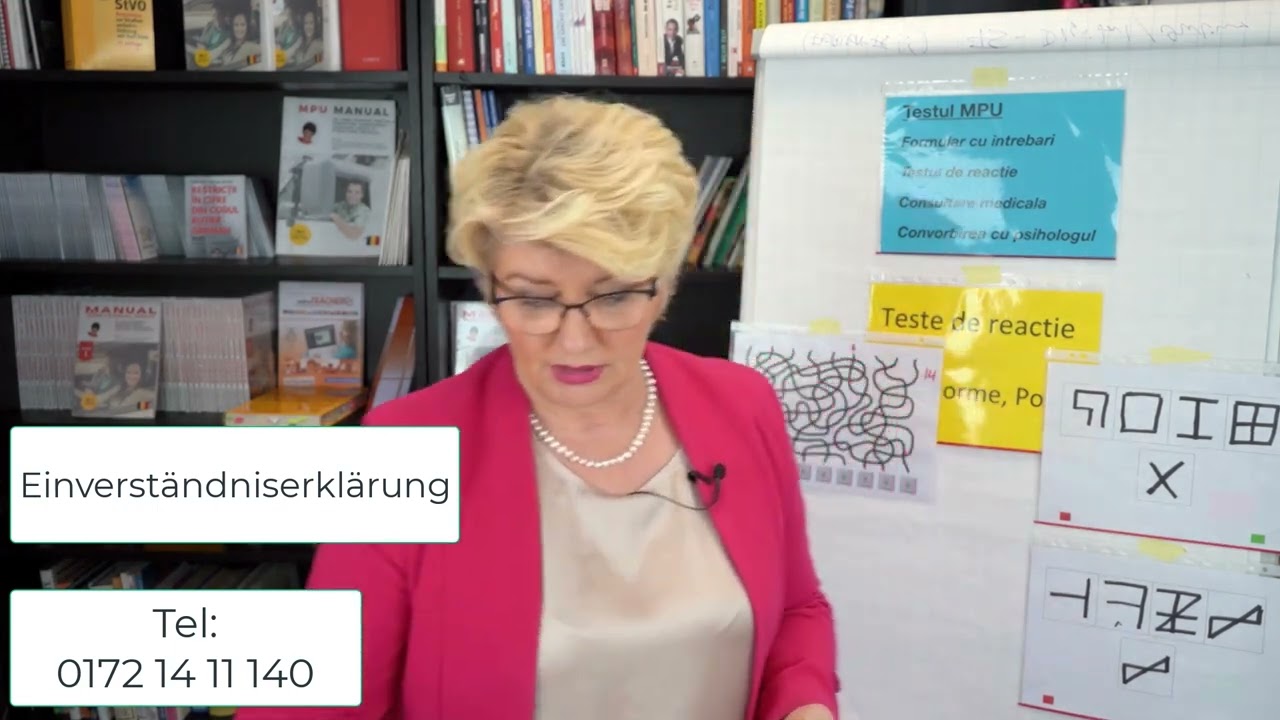 MPU Einverts&auml;ndniserkl&auml;rung - limba romana - Unde dau testul MPU