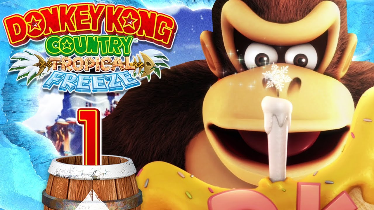 DONKEY KONG COUNTRY TROPICAL FREEZE 🍌 • [#'01] [Deutsch] • FIESER FROST auf der DONKEY KONG INSEL!