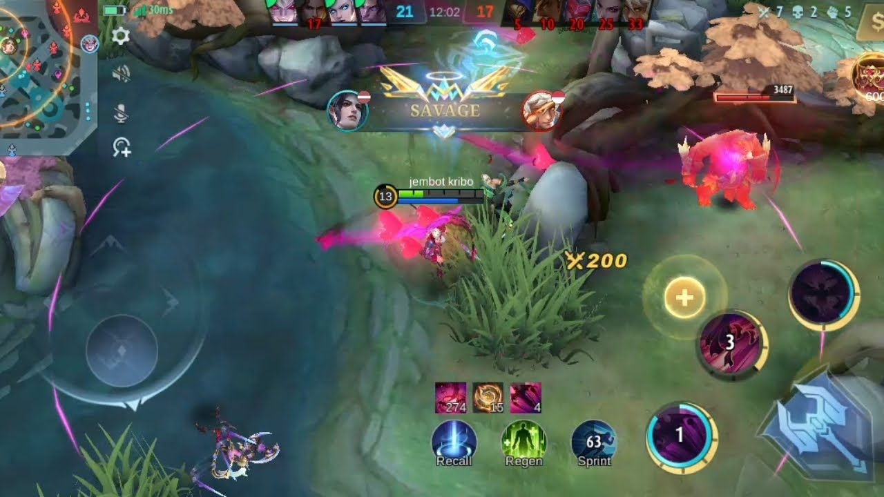 cecilion savage mobile legends