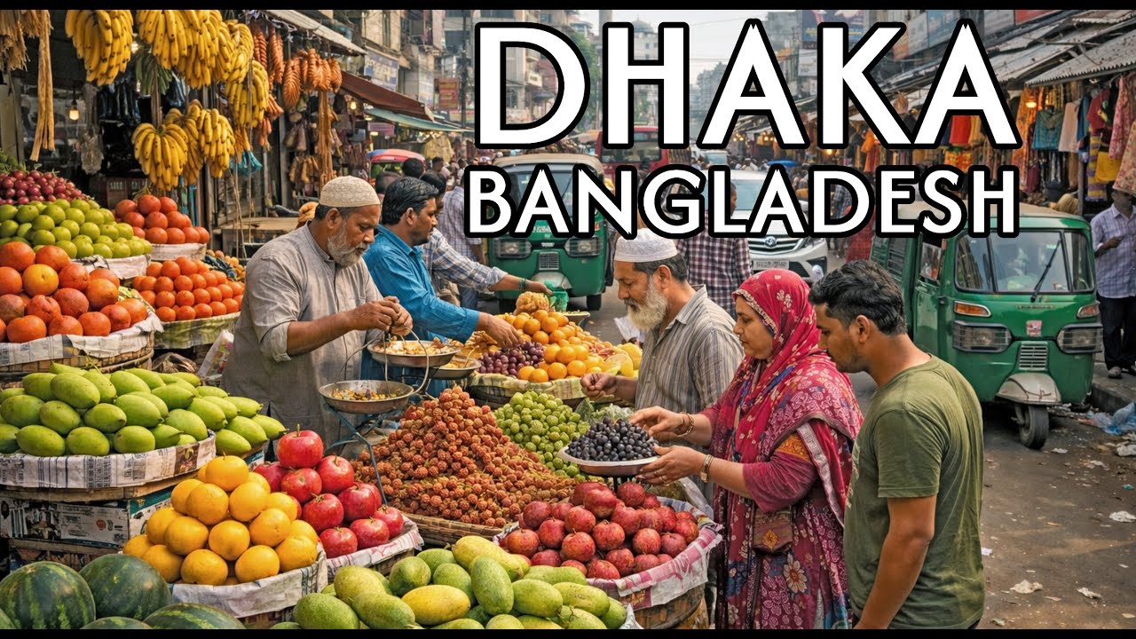 DHAKA BANGLADESH Walking Tour - Exploring the the capital and largest city of Bangladesh