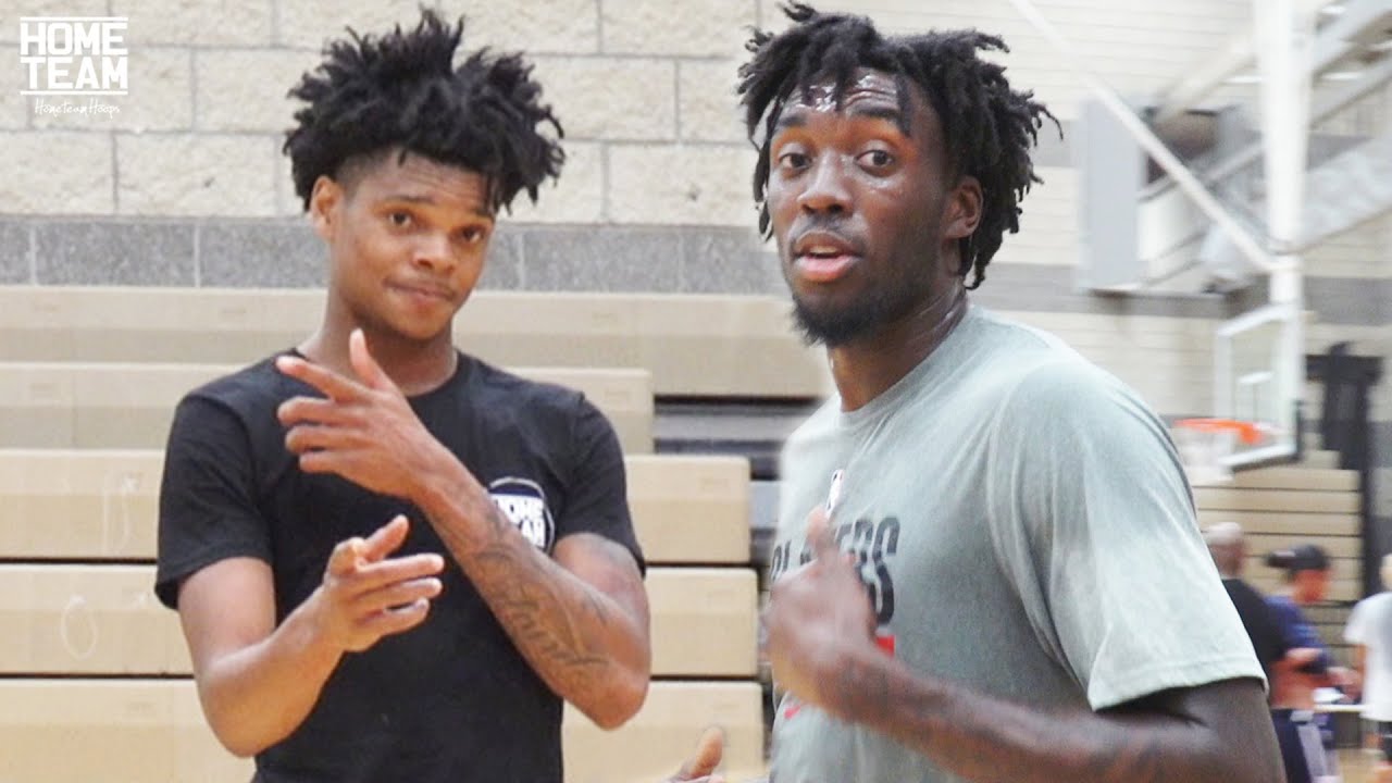 Nassir Little & Ronaldo Segu Go AT IT in Pick Up Game with Darryl Hardin