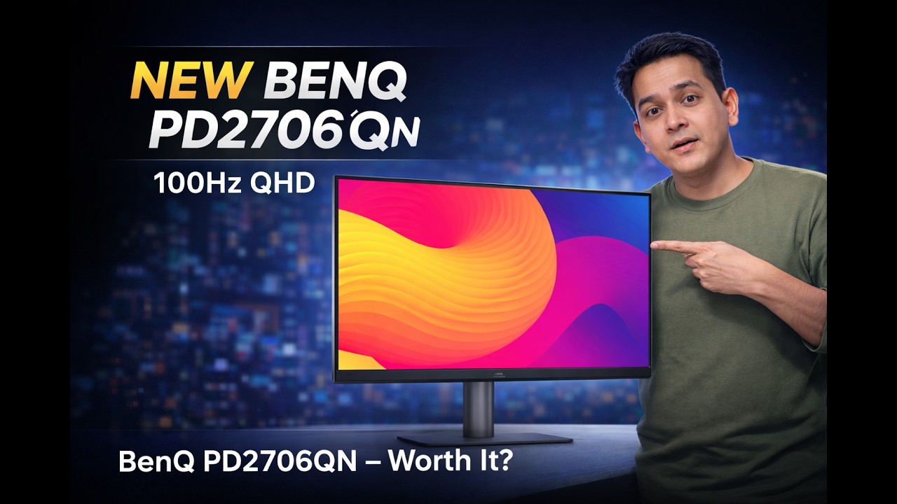 BenQ PD2706QN Monitor + Screen Bar Halo Review | Ultimate Setup for Designers & Creators