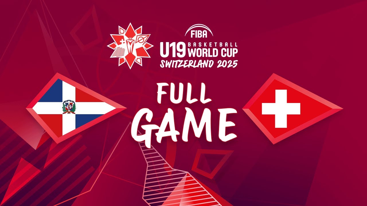 Group Phase | DOM v SUI | Full Basketball Game | FIBA U19 Basketball World Cup 2025