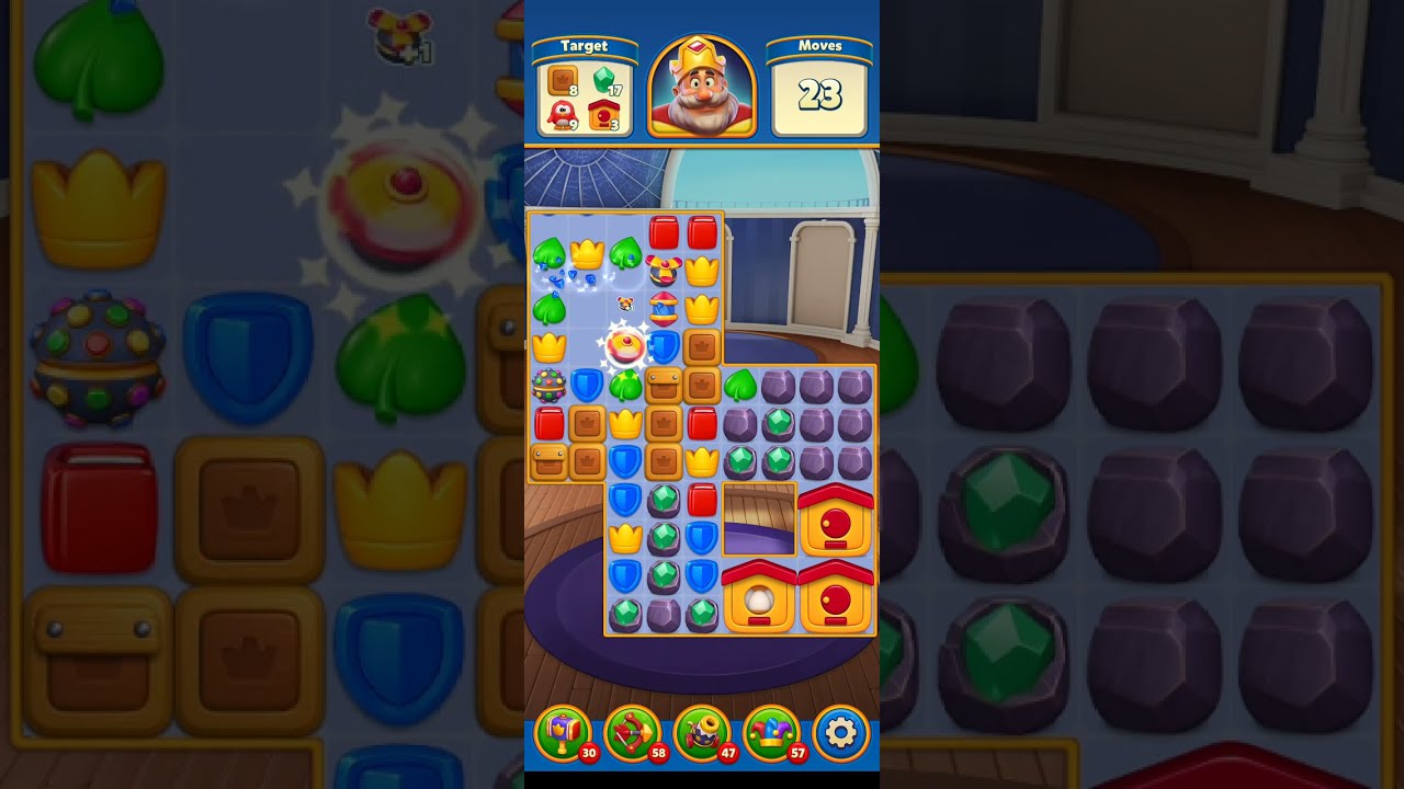 Royal Match Mobile Gameplay Level 722
