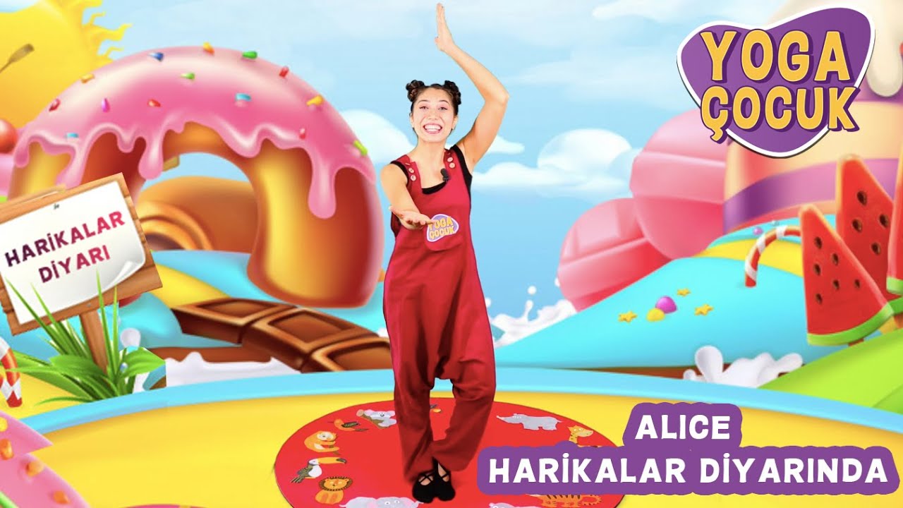 Alice Harikalar Diyarında | Çocuk Yogası | Masal | Şarkı | 6. Bölüm