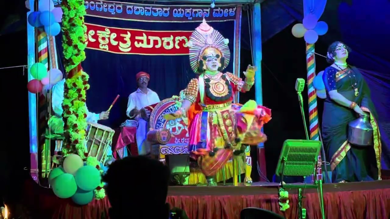 ಚಿತ್ರಸೇನನಾಗಿ ಕೊಳಲಿ ಕೃಷ್ಣ ಶೆಟ್ರು ಮಾರಣಕಟ್ಟೆ  ಮೇಳ  #maranakatte Mela #kundapura 