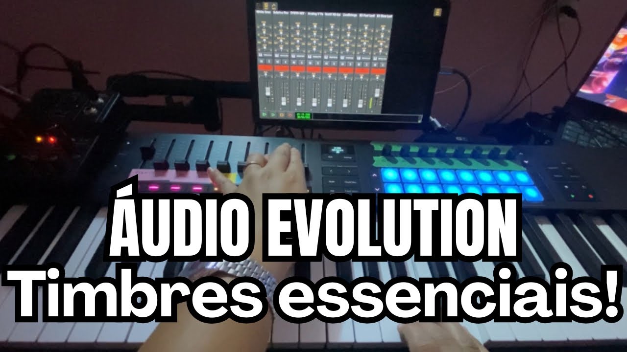 Áudio Evolution - Timbres #audioevolution #audioevolutionmobile #aevo #tecladistas #teclado 