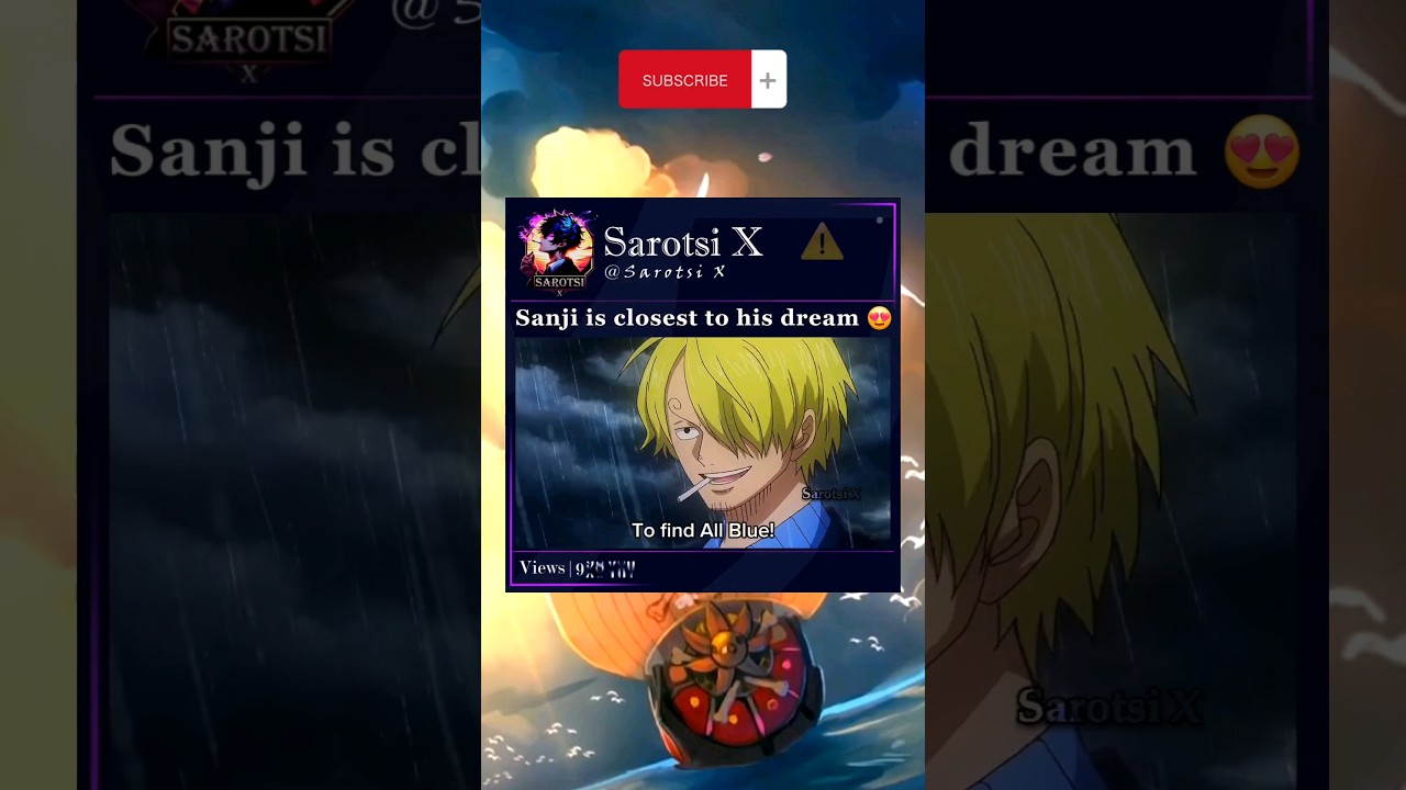 #Sanji #Allblue #Onepiece