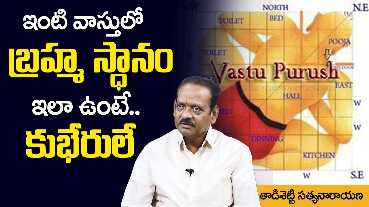 Brahmasthanam Importance || Home Vastu Tips Telugu || Taddisetty Satyanarayana || Sumantv Spiritual