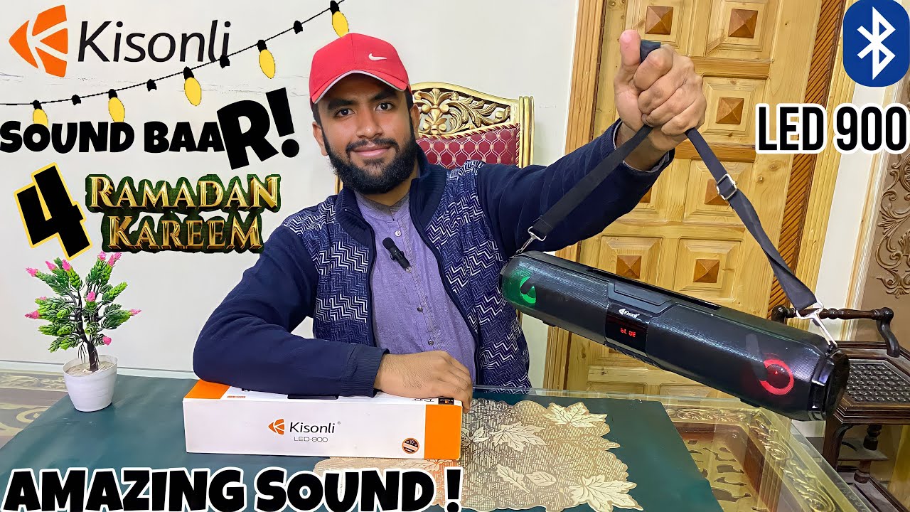 Unboxing of Kisonli LED 900 Sound Bar Speaker | Is this the best budget speaker? | RGB speaker