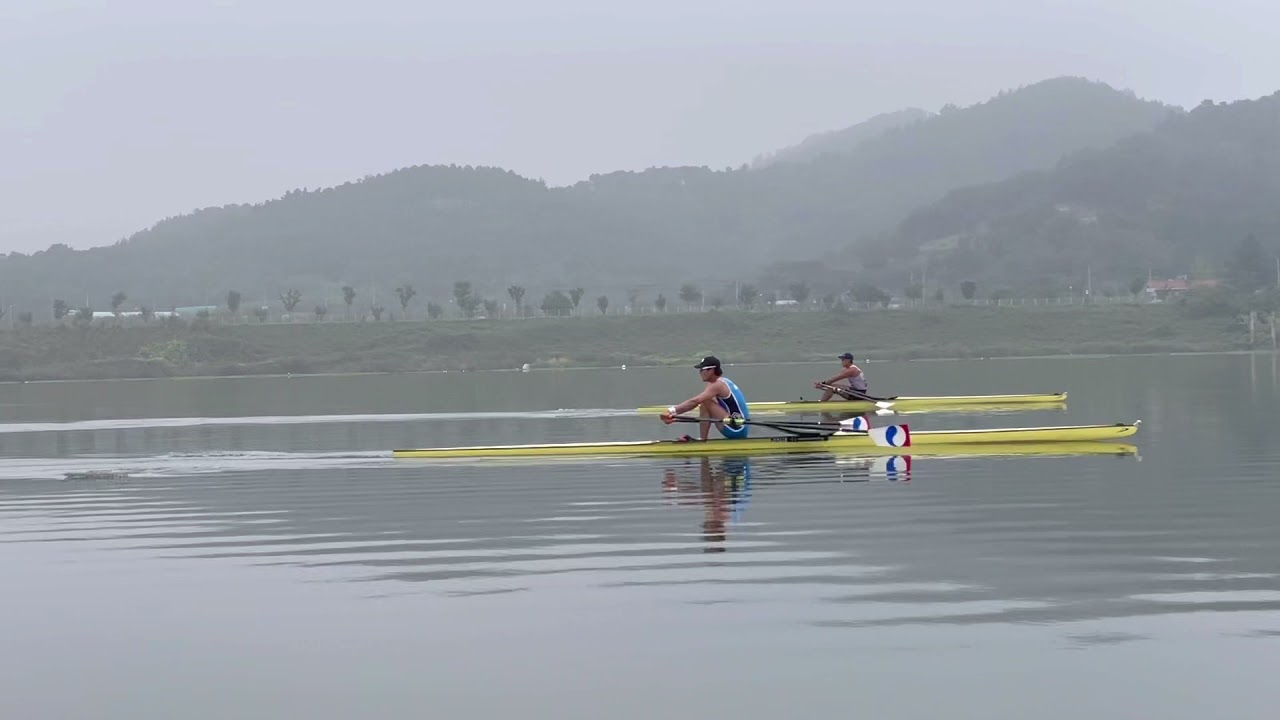 Rowing 2km Race LM1X 김병훈, M1X 정용준 | 조정 기록측정