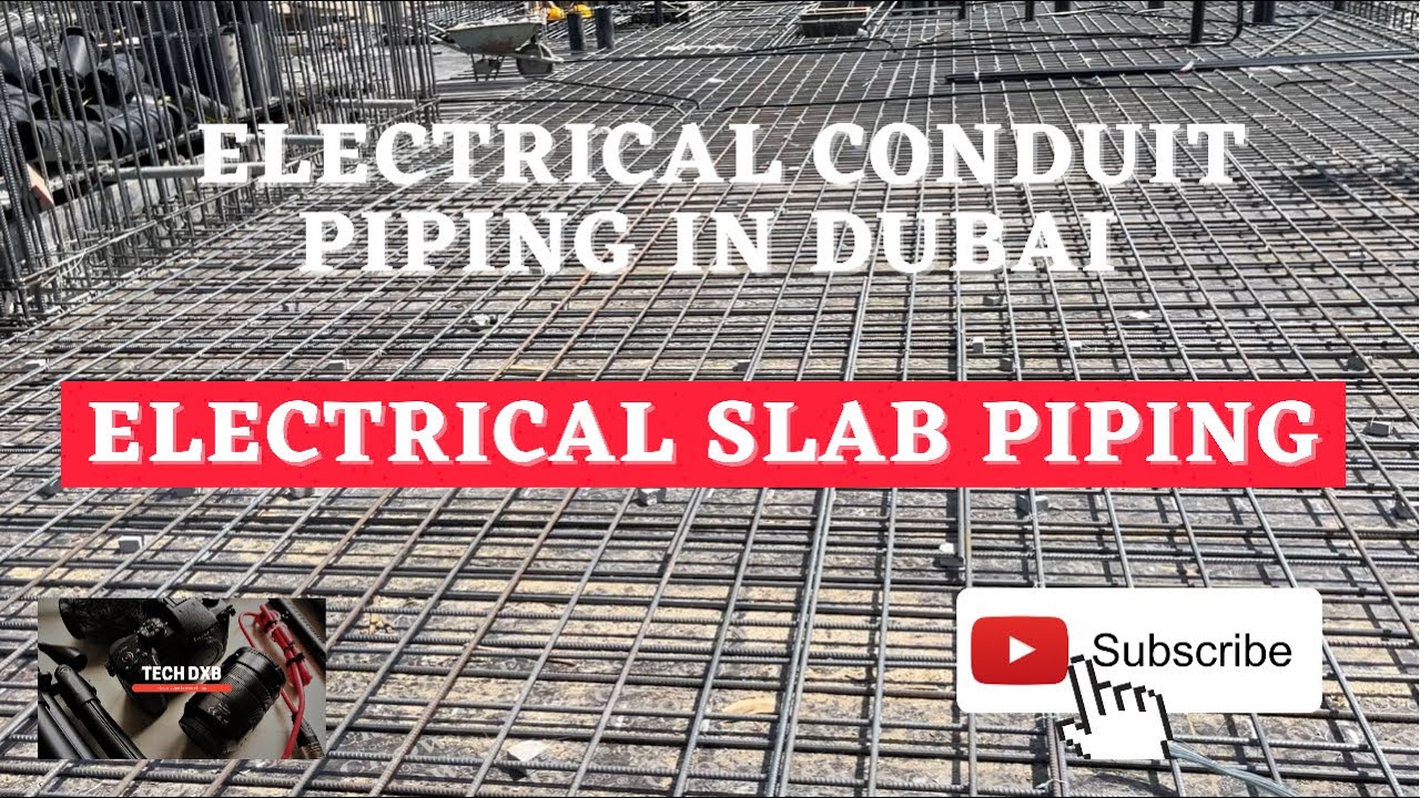 Electrical Slab Piping |Conduit Piping | How to do electrical conduit work