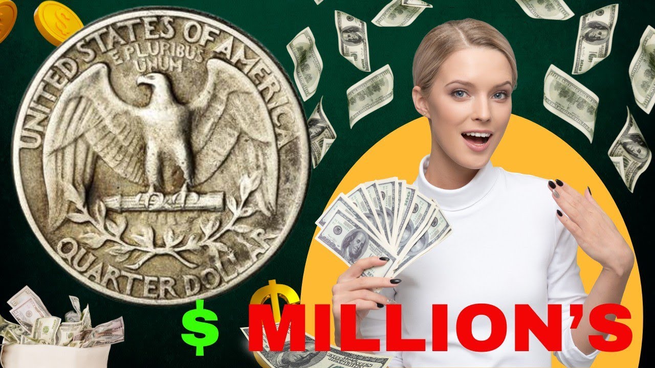 Top 6  Most Expensive And Most Valuable Washington Quarter Dollar Coins Worth Big Money!