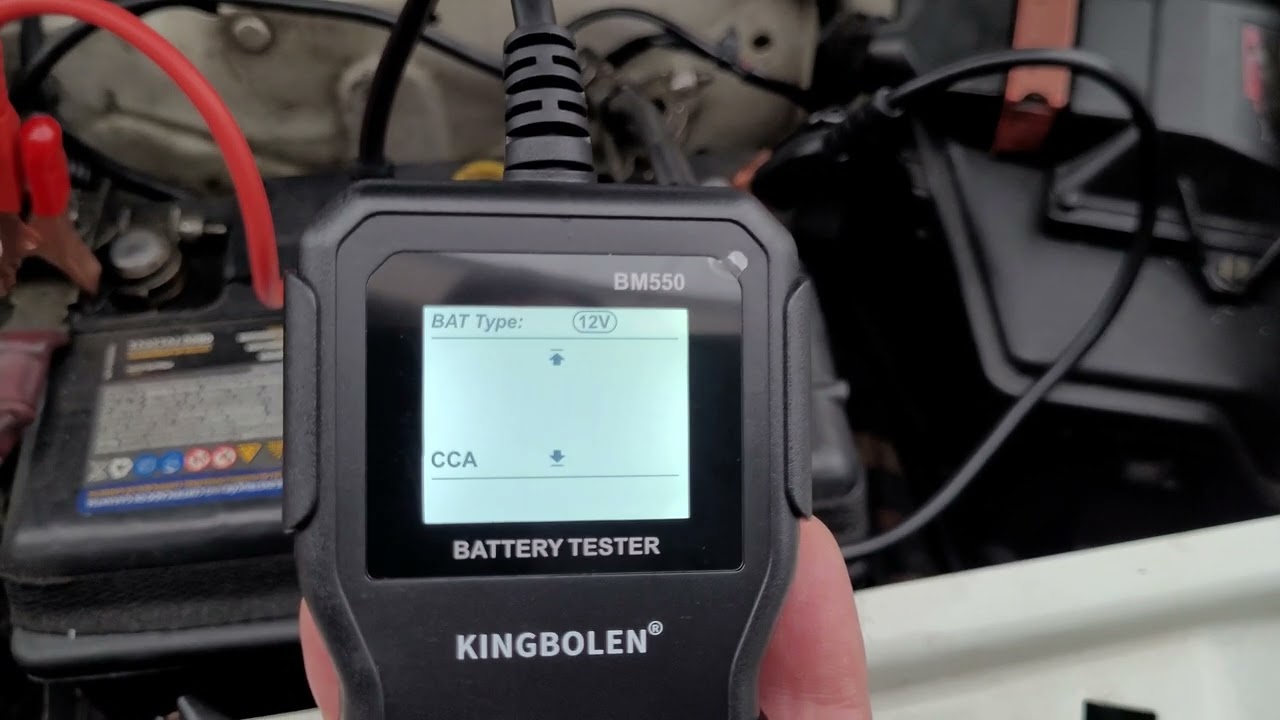 Como testar a bateria do carro. BM550 da kingbolen.