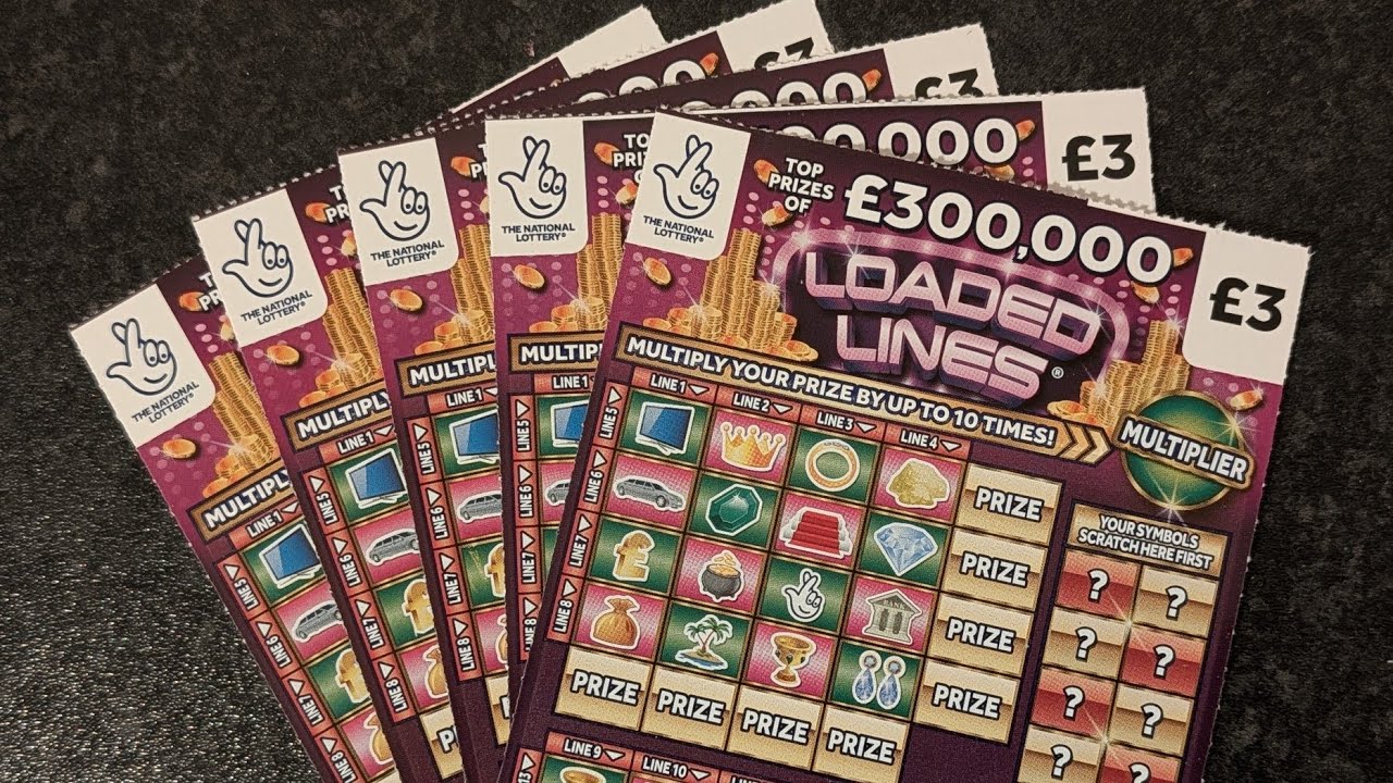 £15 of the Brand New £3 Loaded Lines Allwyn UK National Lottery Scratch Cards 