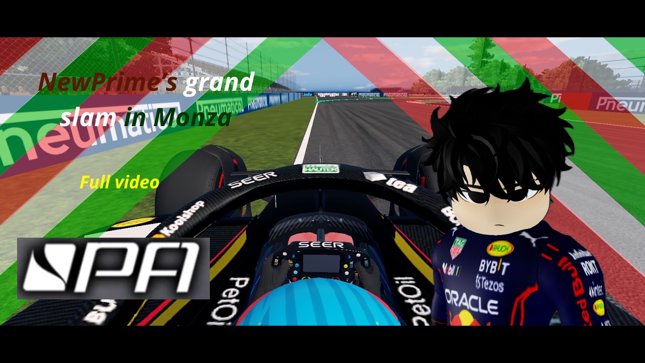 Roblox Formula Apex | NewPrime's grand slam in Monza.