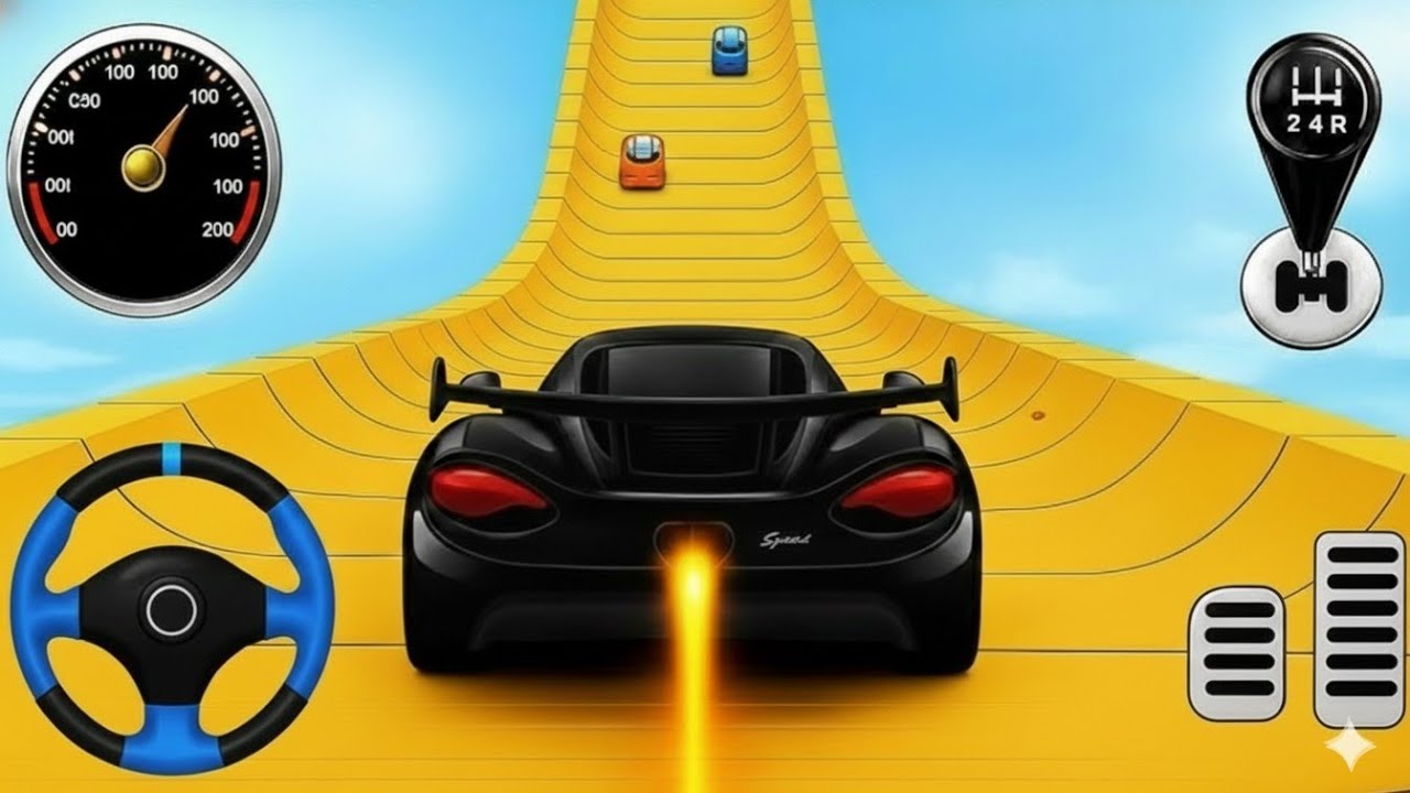 Impossible GT Car Stunt Racing - GT Car Stunt Master 3D - Android Gameplay 