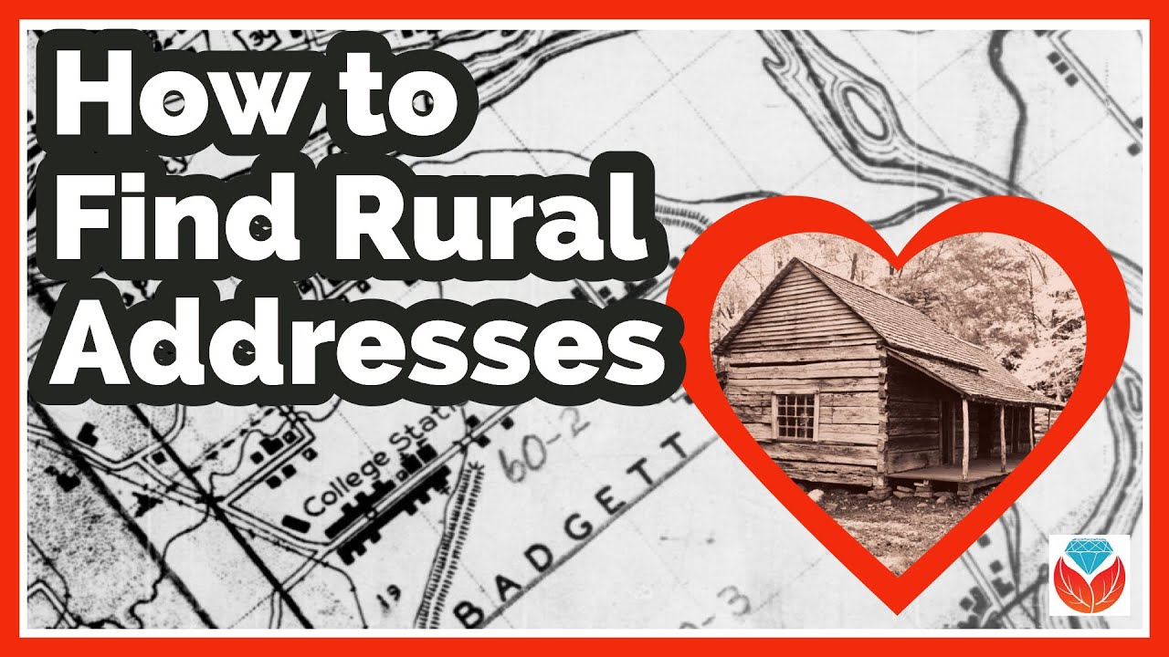 How to Find Old Rural Addresses on a Map