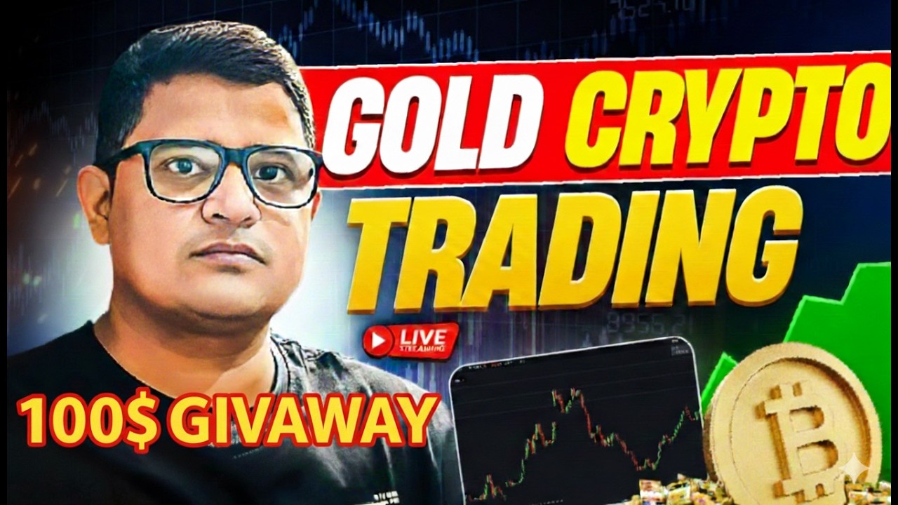 Crypto live trading , Gold trading live | xauusd live | paxgusdt live Hindi @traderedge_official
