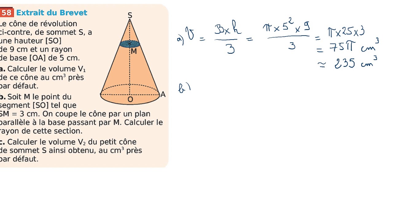3ème chap4v10 sections pyramides et cône