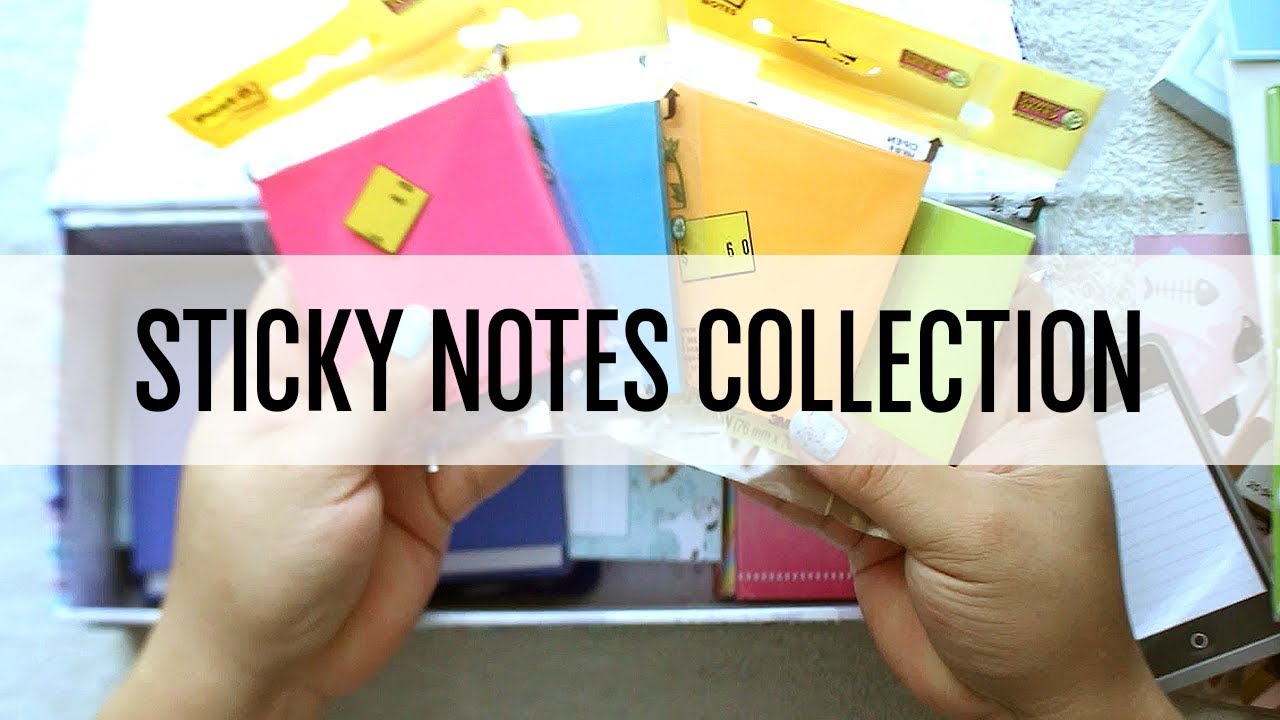 Sticky Notes Collection and Storage
