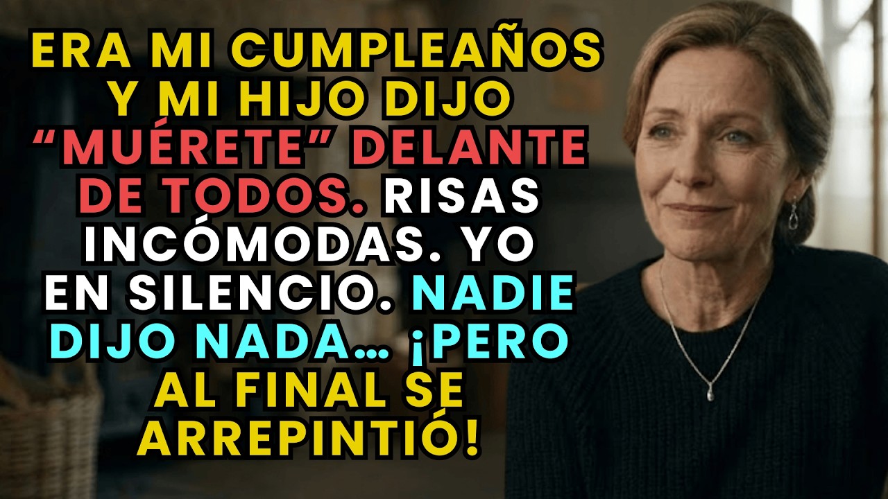 Apagué Las Velas Y Mi Hijo Dijo “MUÉRETE” Delante De Todos ¡PERO AL FINAL SE ARREPINTIÓ!
