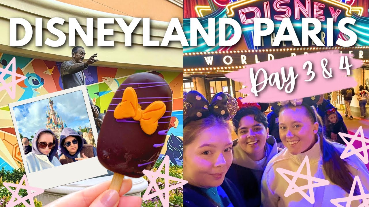 DISNEYLAND PARIS VLOG DAY 3 & 4 💫☘️💗 Studios Park, Bistro Chez Remy and Our Final Day