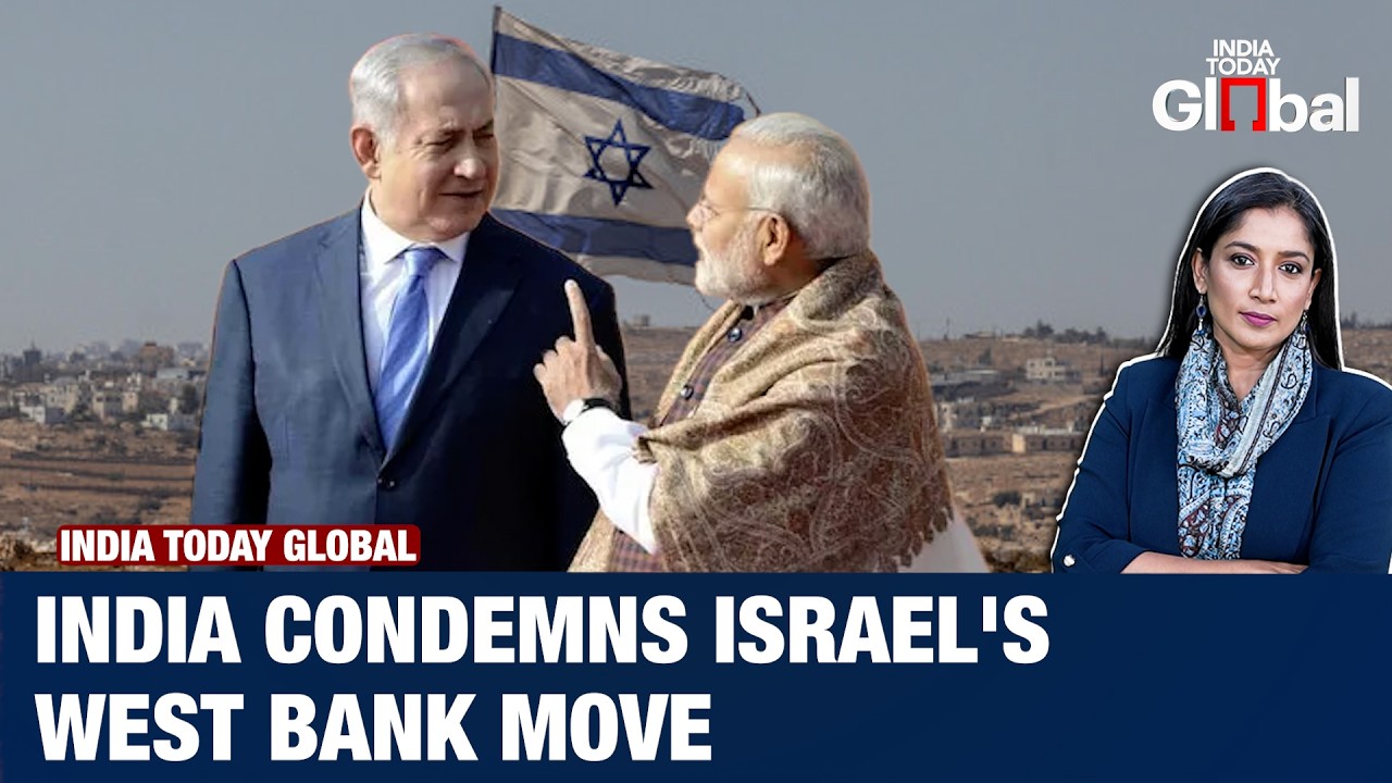 PM Modi's Israel Visit: India Joins 100+ Nations Condemning West Bank Move | India Today Global