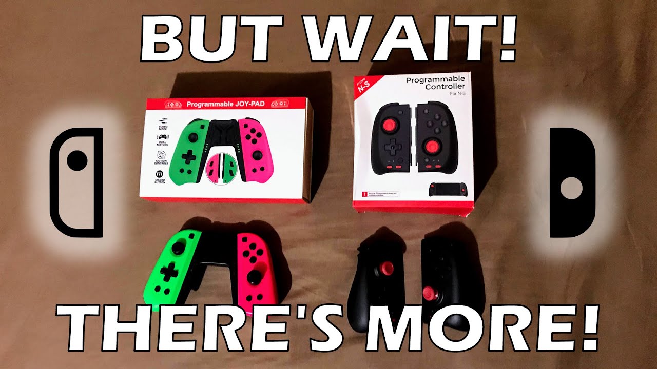 New Pro Joycons?! More Amazon Nintendo Switch Joycon Alternatives (Dobe TNS-19210)