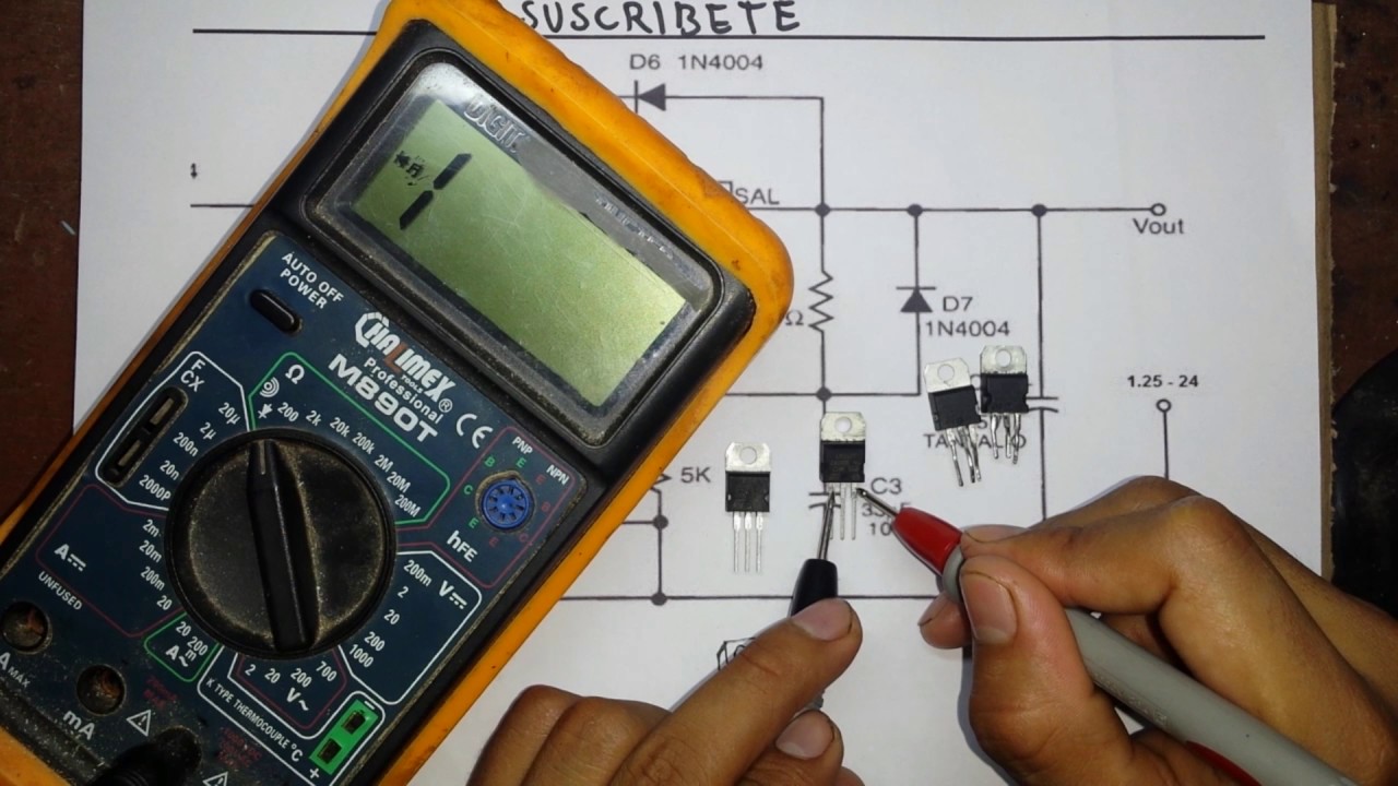 Como Comprobar El Estado Del Regulador LM317t, lm317k, lm335,lm338,,,,etc(EXPLICADO)