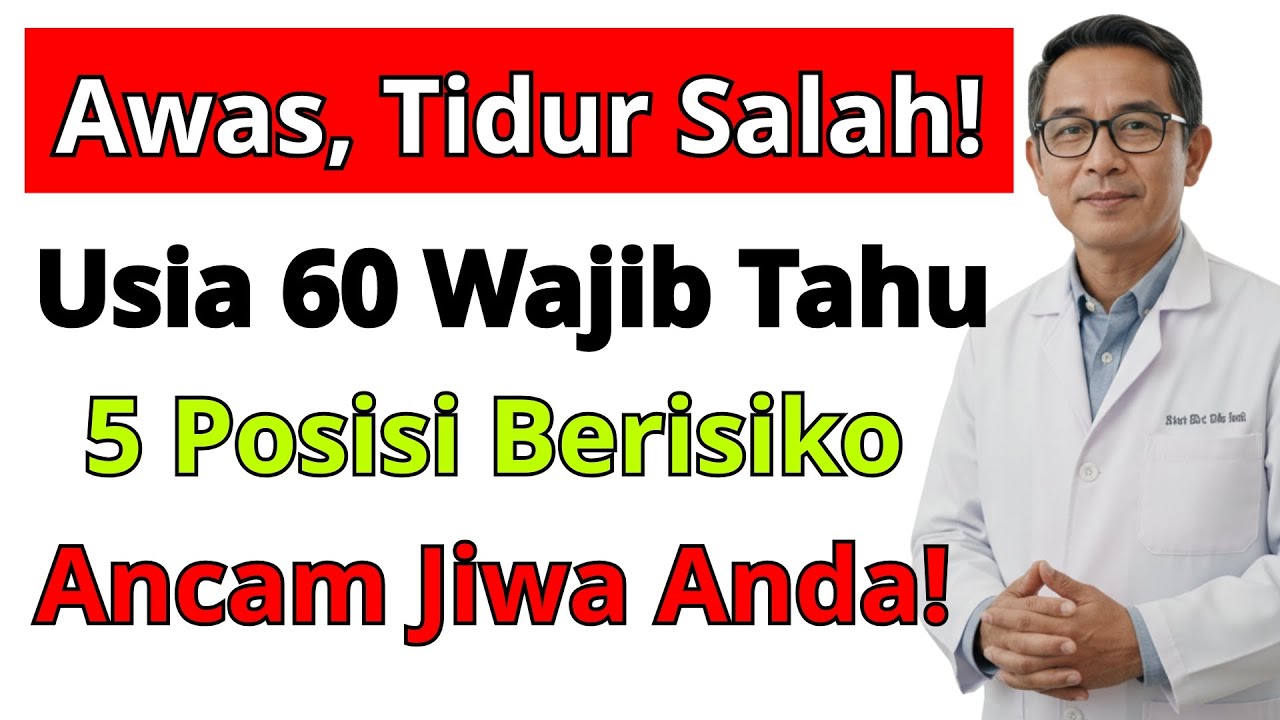 Hanya 1 Posisi Salah❗Bisa MEMOTONG Umur Anda 10 Tahun Lebih Cepat