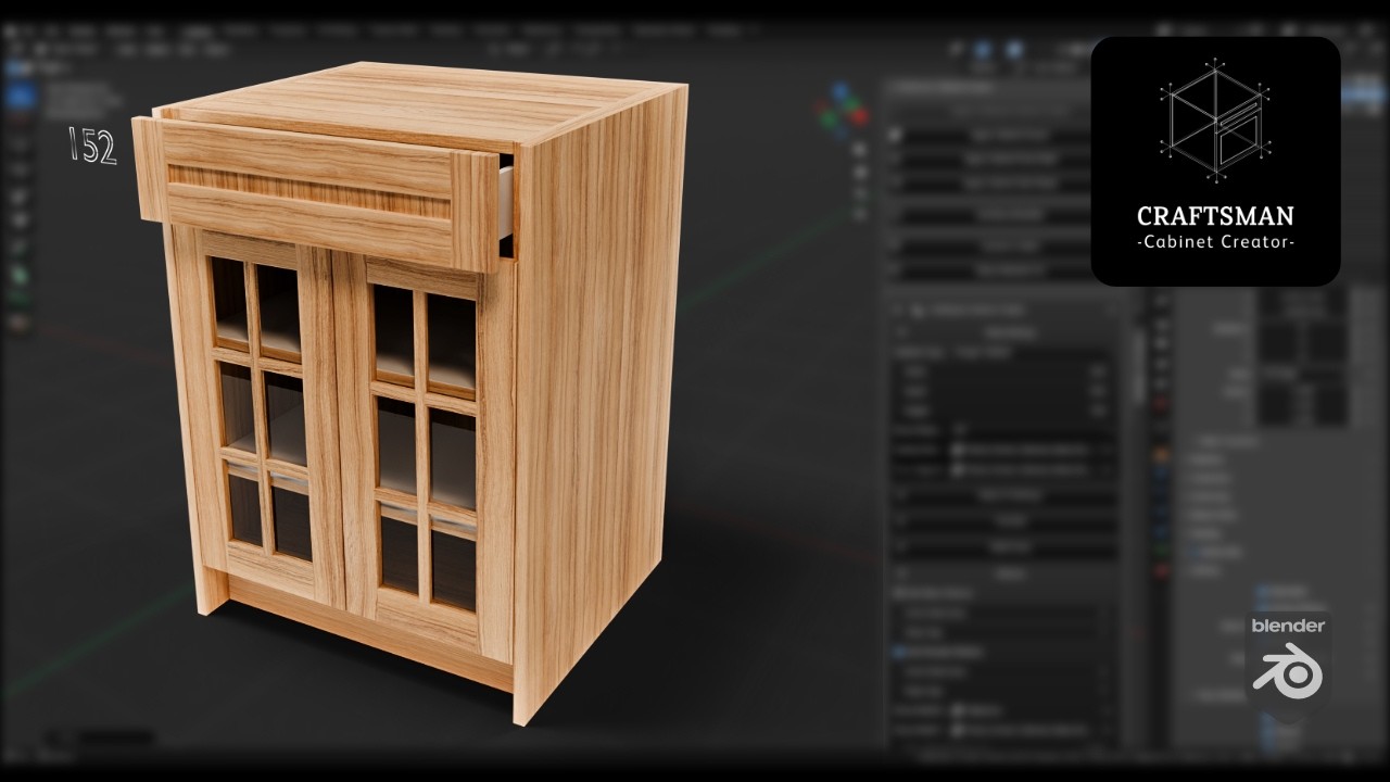 Parametric Cabinets in Minutes - Craftsman Cabinet Creator Tutorial