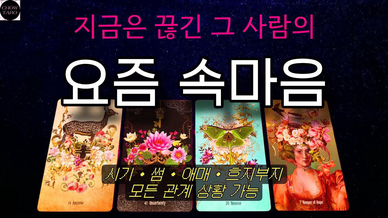 [타로]💌요즘 소식도 없고 근황도 제대로 할 수 없는 그 사람, 나에 대한 어떤 마음을 가지고 있을까?🪽🔮