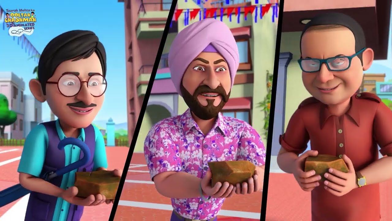 गोकुलधाम में हंसी का तूफ़ान | Funny Episode | Jethalal | Hindi | Animation #hindi #animation #3d