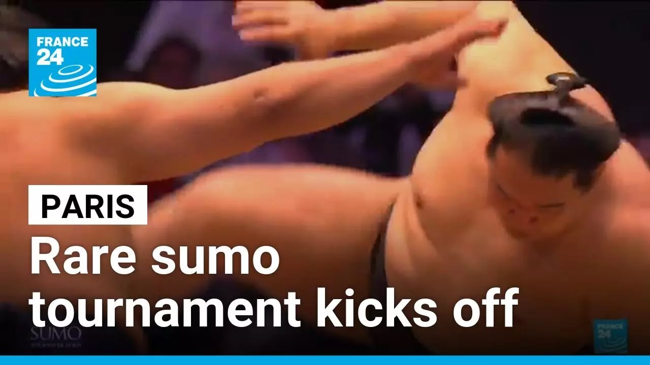 'Must-see event', rare sumo tournament kicks off in Paris &bull; FRANCE 24 English