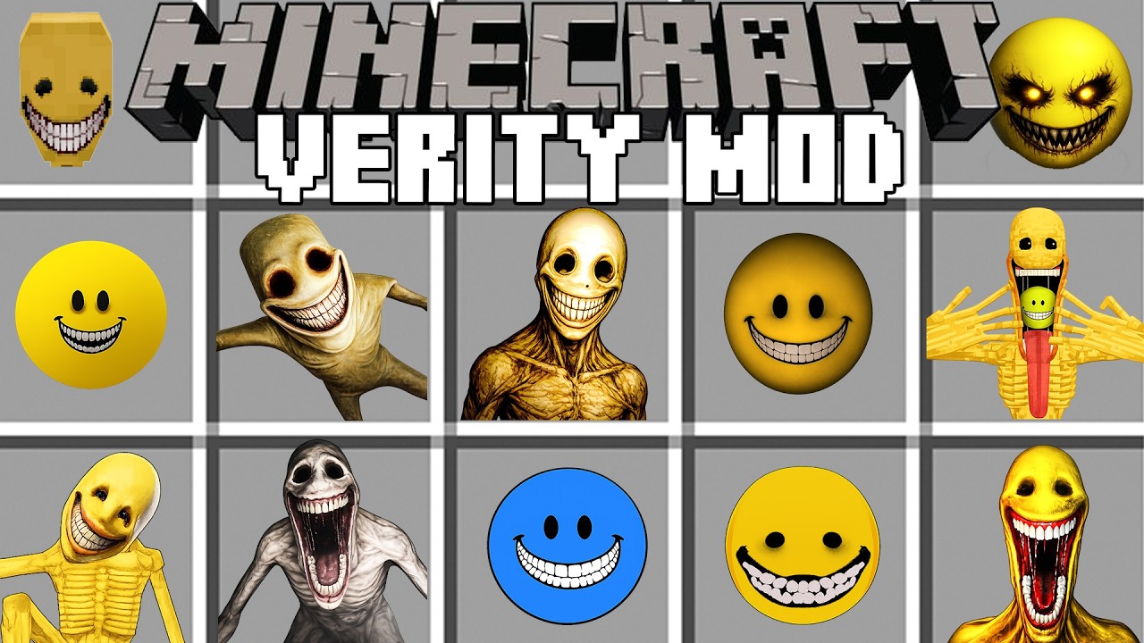 Minecraft VERITY MOD / VERITY SCARY MOD! (Minecraft Mods)
