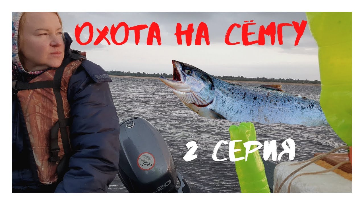 Охота на сёмгу на реке Мезень (Архангельская область) - 2 серия