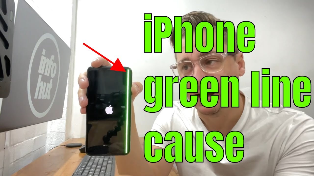 Зелёные полосы на экране iPhone. Причины и возможное решение.