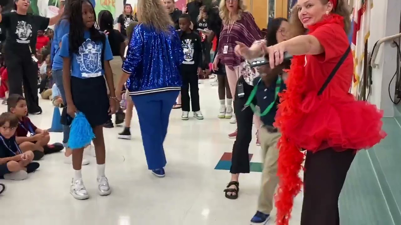 First House Pep Rally - Crosspointe Elementary 2024-2025