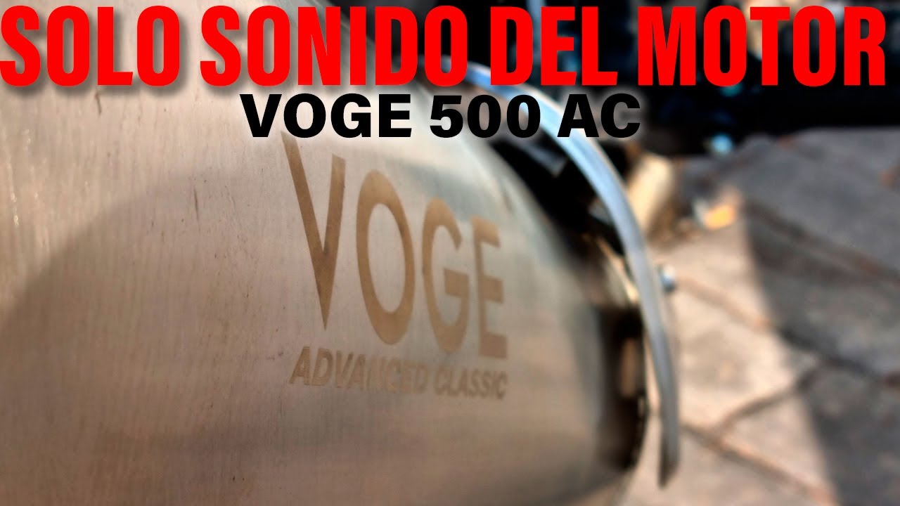 VOGE 500 AC 🏍 🎧 -Solo sonido del motor- [RAW on board] 📢🔊 | asmr moto | CABALLERO MOTORISTA