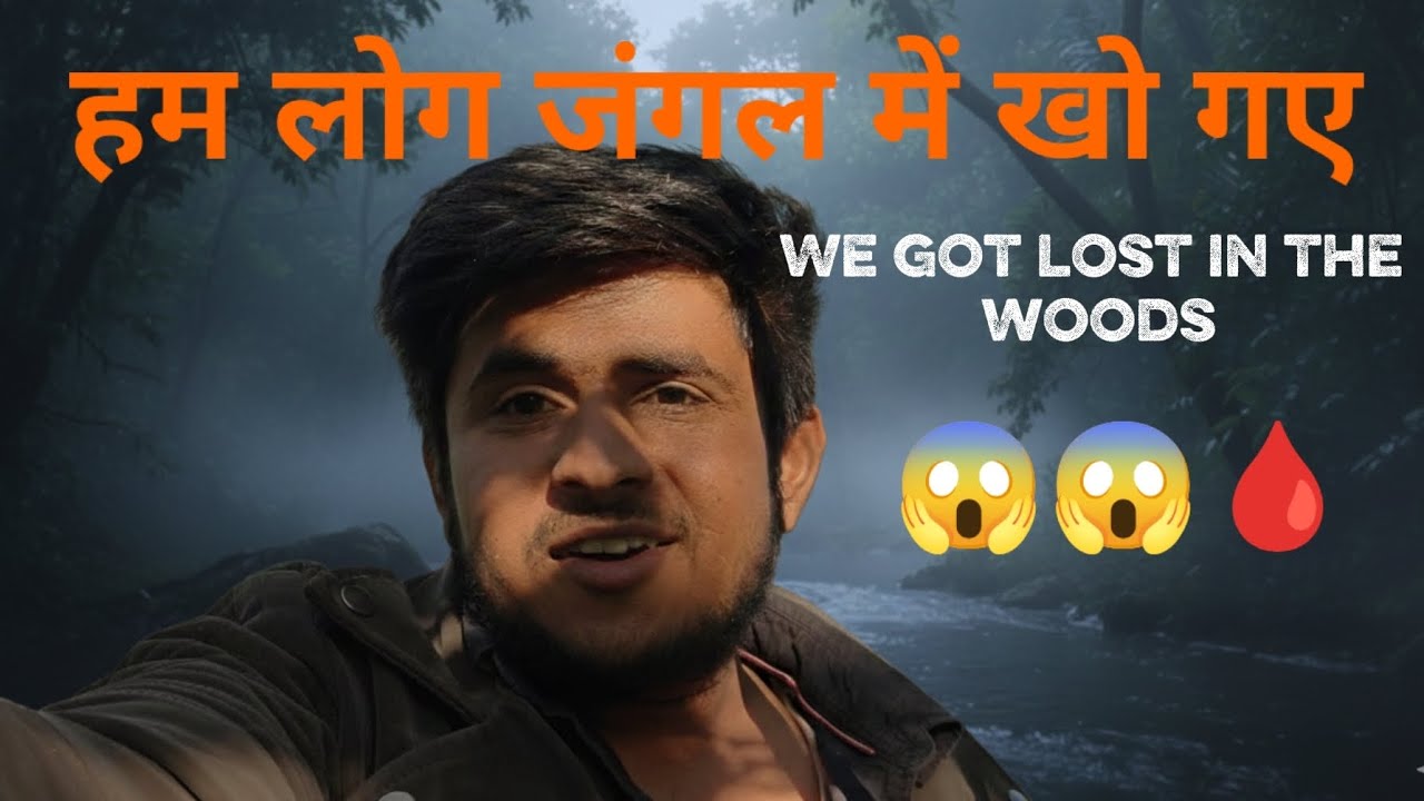 हम लोग  😱😱🩸📍खो गएWE GOT LOST IN THE WOODS  #india #viralvideo #viralvlog #desivlog 