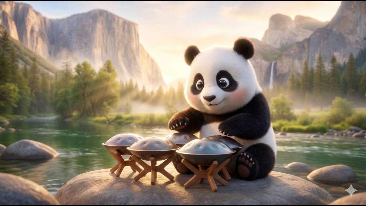 Panda Morning Spa 🐼  Soft Handpan Calm