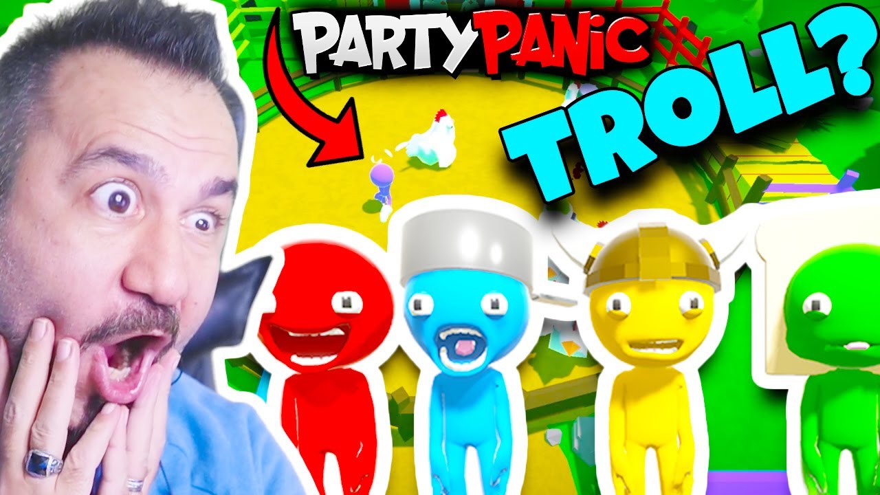 EGEMEN KAAN SİNİRLENDİ! HERKESİ TROLLEDİM! | 4 KİŞİ PARTY PANİC OYNUYORUZ