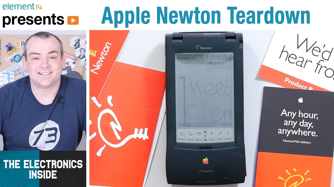 Apple Newton Teardown - The Electronics Inside