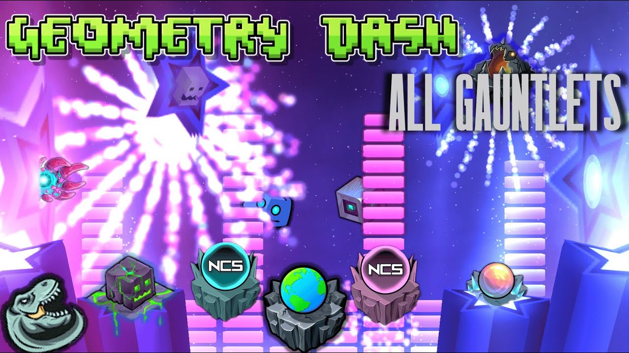 Beating EVERY GAUNTLET On GEOMETRY DASH PART 3! (GEOMETRY DASH NOOB TO PRO!)