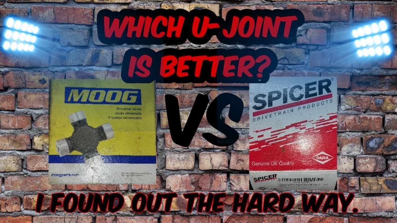 Side by side comparison of 2 U-joints. You will be amazed at the difference!!