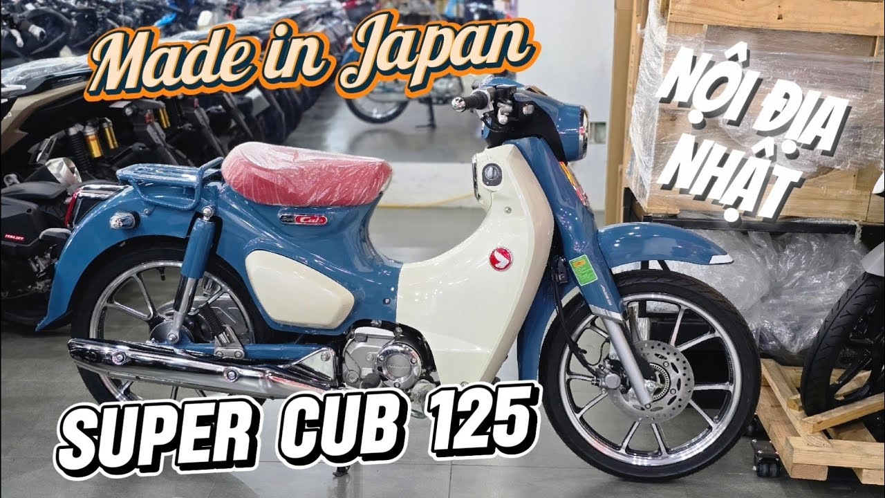 HONDA SUPER CUB 125 nội địa Nhật - Made in Japan cực chất, độ hoàn thiện quá đẹp
