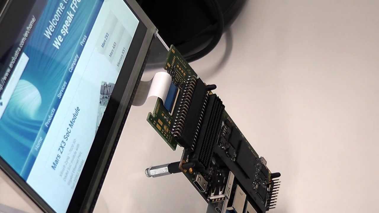 Enclustra demonstrates Android on Xilinx Zynq FPGA SoC